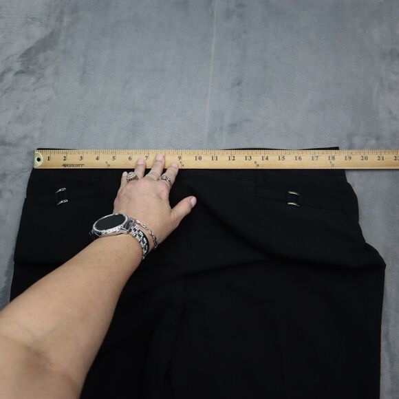 Roz Ali Pants Womens 14 Black High Rise Button Zip Stretch The Classic Fit - Picture 5 of 16